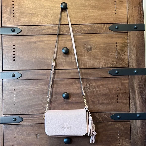 Tory Burch Light Pink Thea Crossbody Bag - Picture 2 of 16